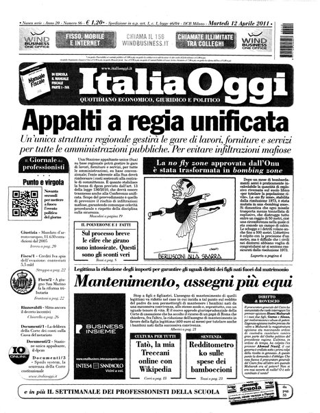 Italia oggi : quotidiano di economia finanza e politica